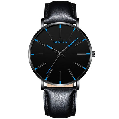 Minimalist Mens Fashion Ultra Thin Watches Simple Men Business Stainless Steel Mesh Belt Quartz Wrist Watch Relogio Masculino