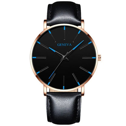 Minimalist Mens Fashion Ultra Thin Watches Simple Men Business Stainless Steel Mesh Belt Quartz Wrist Watch Relogio Masculino