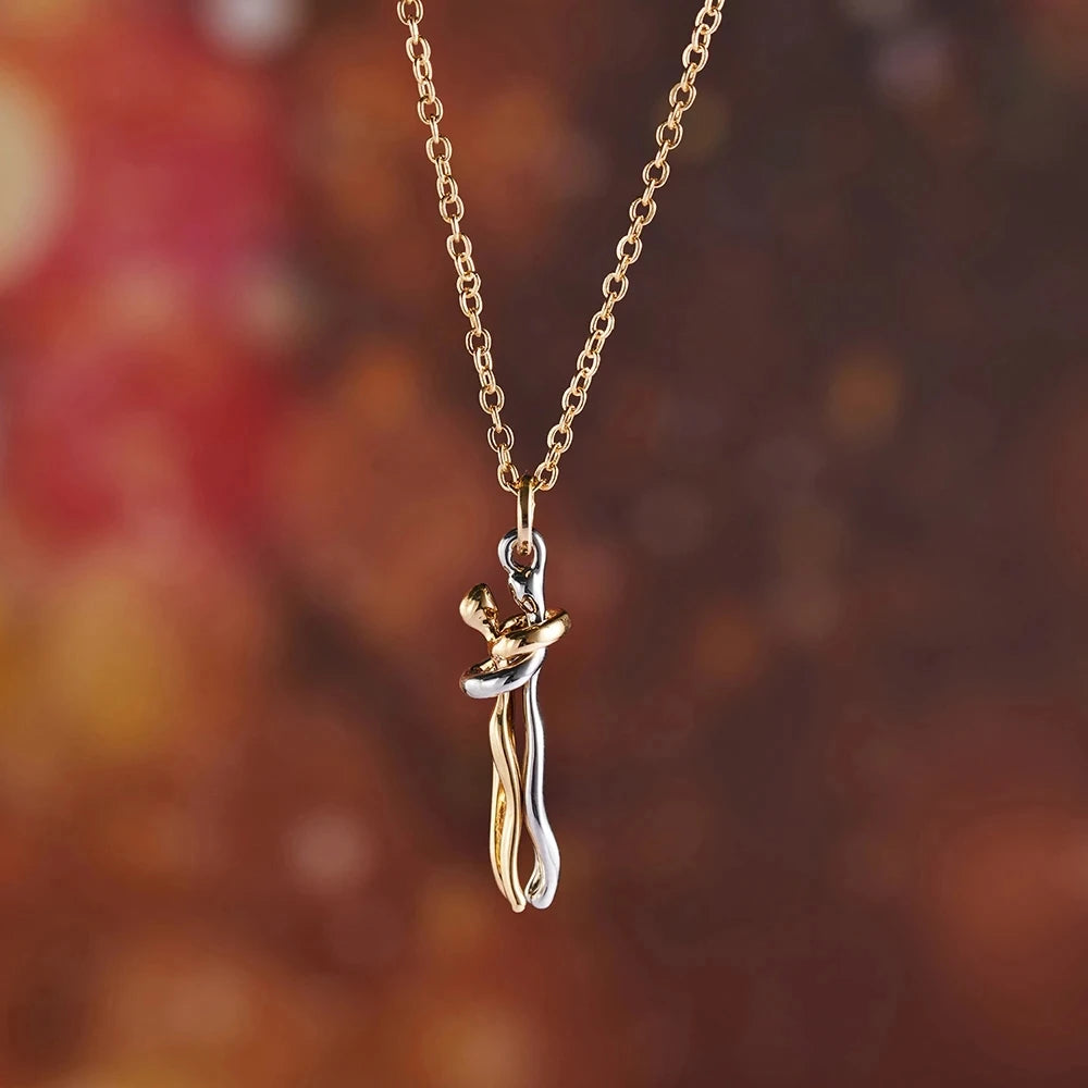 Couple's Hug Necklace