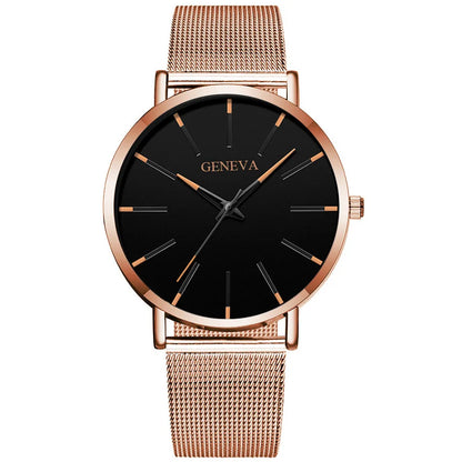 Minimalist Mens Fashion Ultra Thin Watches Simple Men Business Stainless Steel Mesh Belt Quartz Wrist Watch Relogio Masculino