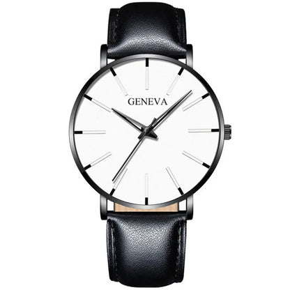 Minimalist Mens Fashion Ultra Thin Watches Simple Men Business Stainless Steel Mesh Belt Quartz Wrist Watch Relogio Masculino