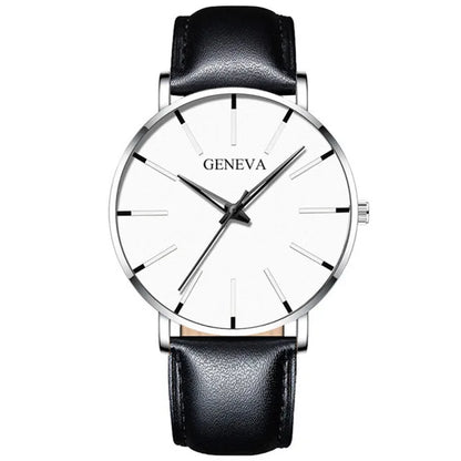 Minimalist Mens Fashion Ultra Thin Watches Simple Men Business Stainless Steel Mesh Belt Quartz Wrist Watch Relogio Masculino